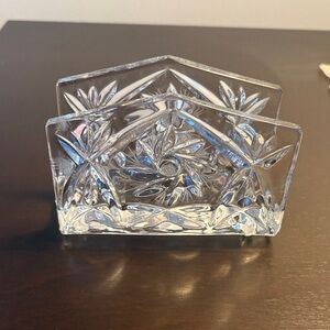 Pinwheel Crystal Napkin Holder